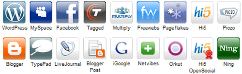 Embed the JapanSoc widgets in all these places!