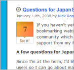 Example of the JapanSoc Voting Button