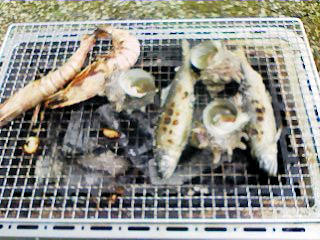 A seafood barbeque