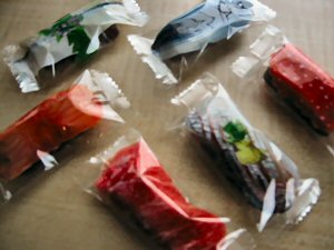 More sushi chocolate